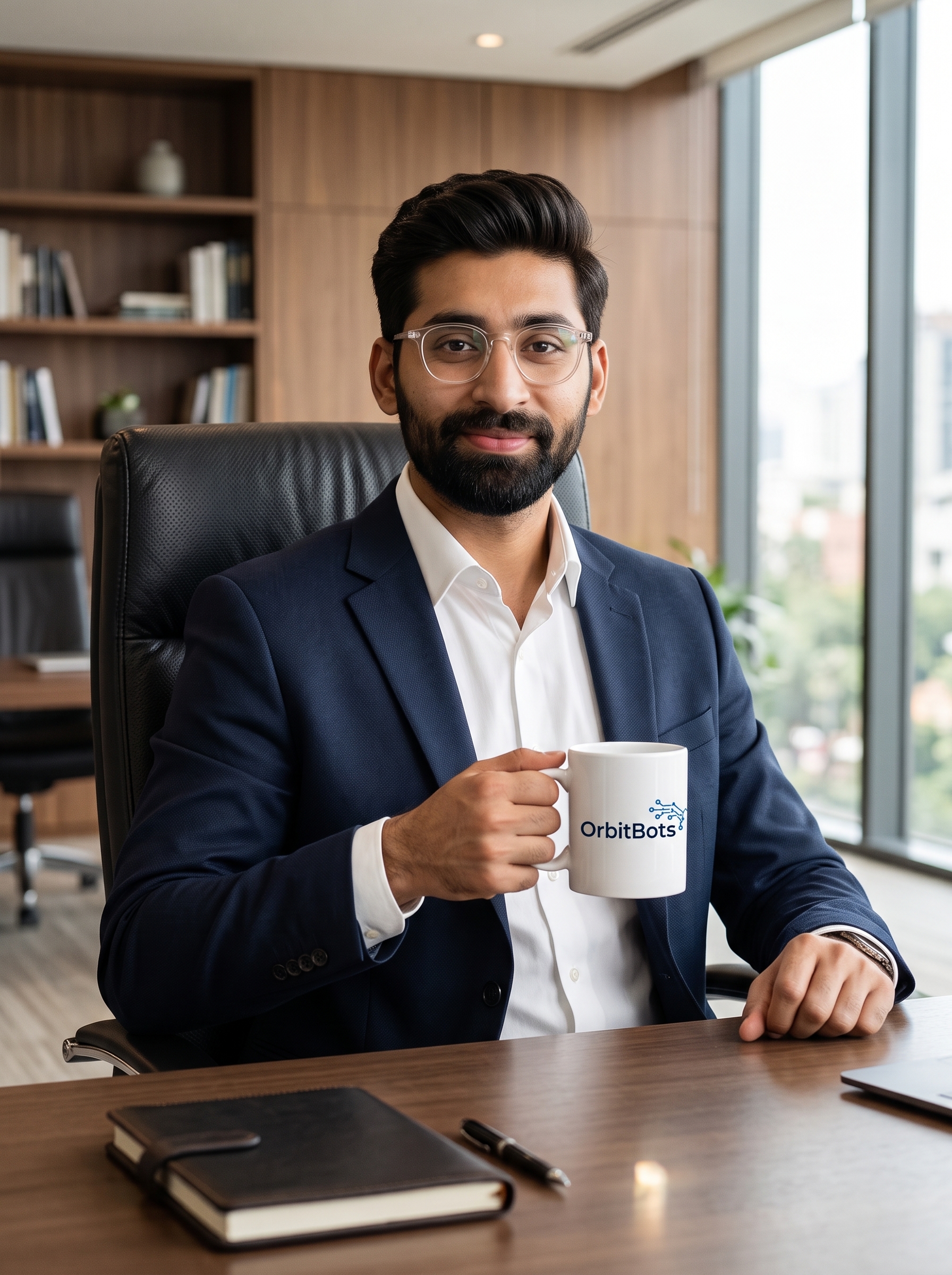 Portrait of Hamza Masood